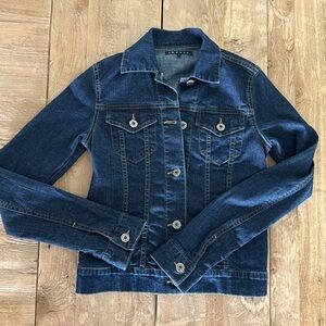 Theory Dark Jean Jacket Size P